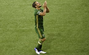 Sebastian Blanco celebrates goal