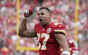 Travis Kelce excited reaction