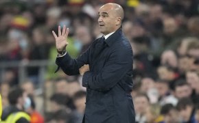 Belgium's manager Roberto Martinez