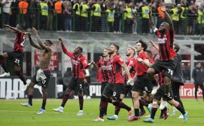 AC Milan celebrates, Serie A
