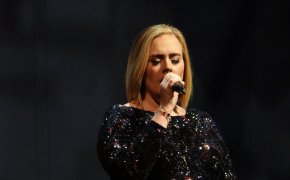 Adele singing at Grammys