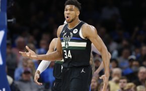Giannis reaction after play