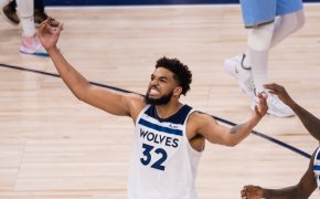 Karl-Anthony Towns pumped reaction