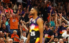 Phoenix Suns fans celebrate, 2022 NBA Playoffs