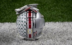 Ohio state football helmet.