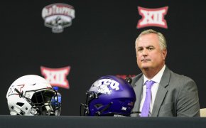 TCU Horned Frogs head coach Sonny Dykes during Big 12 Media Day