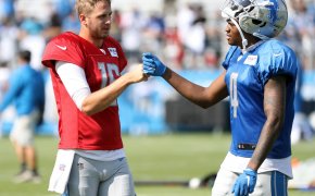 Jared Goff and DJ Chark, Detroit Lions