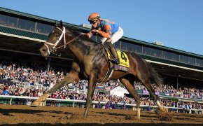 Forte, with Ira Ortiz Jr up, wins the Breeders' Cup Juvenile at Keeneland