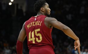 A midst of Donovan Mitchell