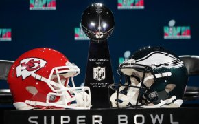 Super Bowl 57 between the Philadelphia Eagles and Kansas City Chiefs
