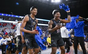 Memphis players celebrating