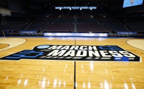 March Madness court.