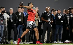 Ohio State QB CJ Stroud is favored to go third over all in NFL draft