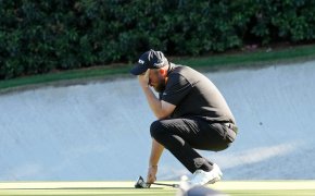 Shane Lowry dejected reaction after missing a putt