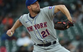 New York Mets starter Max Scherzer. Mets vs Nationals