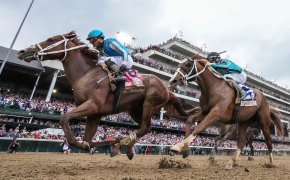 Mage, with Javier Castellano up, wins the 149th Running of the Kentucky Derby