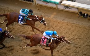 Preakness Stakes Best Bets. Mage, with Javier Castellano