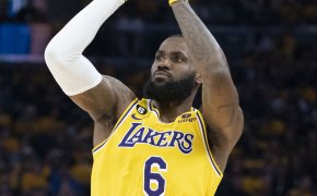 Los Angeles Lakers star forward LeBron James.