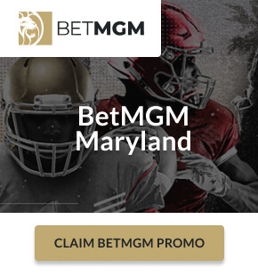 BetMGM Maryland promo with football players