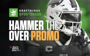 DraftKings Hammer the Over promo - Patriots vs Bills