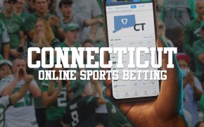 FanDuel Connecticut app in hand over crowd of NY Jets fans