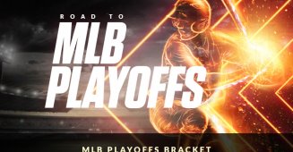 MLB playoff bracket image.