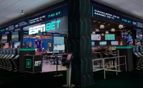 A rendering of ESPN BET's first retail sportsbook.
