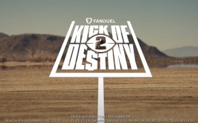 FanDuel Kick of Destiny 2 promo screenshot from advertisement desert