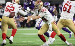 The 49ers are 6.5-point road favorites over the Vikings in the Week 7 MNF game.