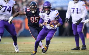 Dalvin Cook carries the ball versus the Bears