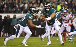 Eagles 13.5-point home favorites over Giants in NFL Week 16 MNF.