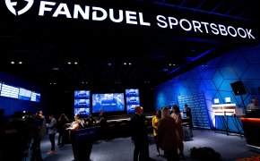 A view of the FanDuel Sportsbook betting area