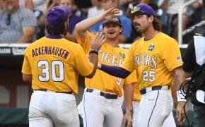 LSU lost to Wake Forest in their first meeting at the CWS