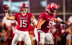 The Indiana Hoosiers are 10-point underdogs facing the Louisville Cardinals