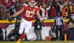 Chiefs tight end Travis Kelce after scoring a TD