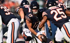 Bet the under on passing yards for Chicago QB Tyson Bagent in the Bears vs Chargers player props.