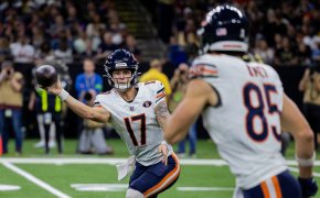 The Bears are 3.5-point home favorites over the Panthers in the Week 10 TNF game.