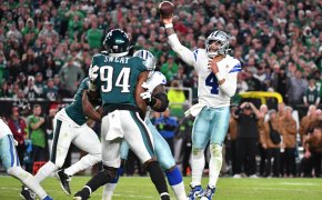 The Dallas Cowboys are 3-point home favorites over the Philadelphia Eagles in the NFL Week 13 SNF game.