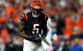 In the Bengals vs Ravens injury reports, Cincinnati WR Tee Higgins (hamstring) is out.