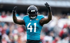 Jacksonville LB Josh Allen is given -125 odds to have over 0.75 sacks in the Bengals vs Jaguars player props for MNF.