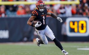 In Bengals vs Ravens NFL player props, the over/under on receiving yards for Cincinnati WR Ja'Marr Chase is set at 80.5.