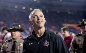 Florida State Seminoles head coach Mike Norvell now favored to replace Alabama