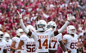 Texas is a 15-point favorite over Oklahoma State in the Big 12 championship game.
