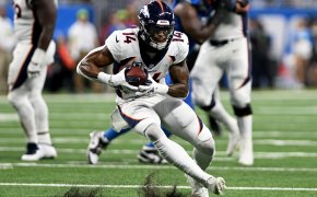 Denver WR Courtland Sutton is +175 to score an anytime TD in the Patriots vs Broncos NFL player props for Week 16 SNF.