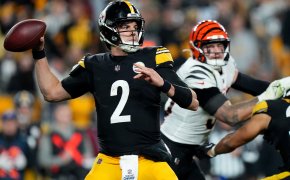 Mason Rudolph and the Steelers are 4-point road favorites over the Ravens.