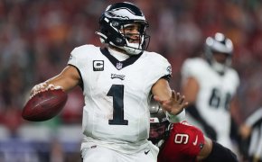 Eagles QB Jalen Hurts recorded the first octopus in Super Bowl history in last year's game.
