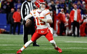 Patrick Mahomes and the Chiefs are 3.5-point underdogs to the Ravens in the conference championship NFL ATS picks.