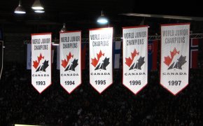 Canadian world junior banners