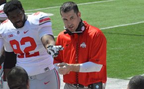 Luke Fickell during his tenure at Ohio State