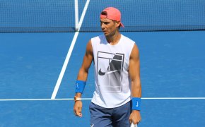 Rafael Nadal with exposed arms